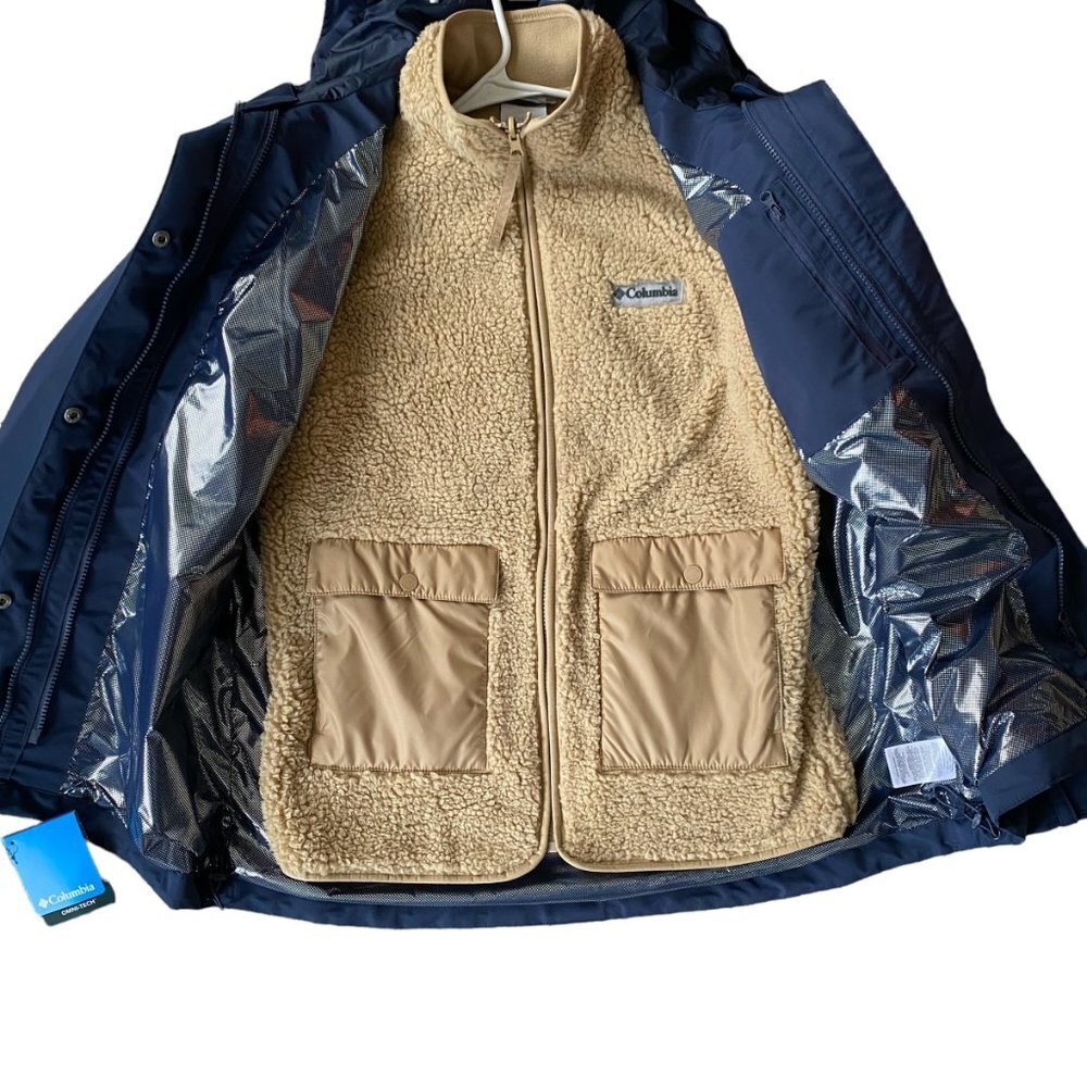 Columbia Drop Ridge Interchange Jacket women's medium Omni-Tech Omni-Heat NWT - Picture 4 of 15